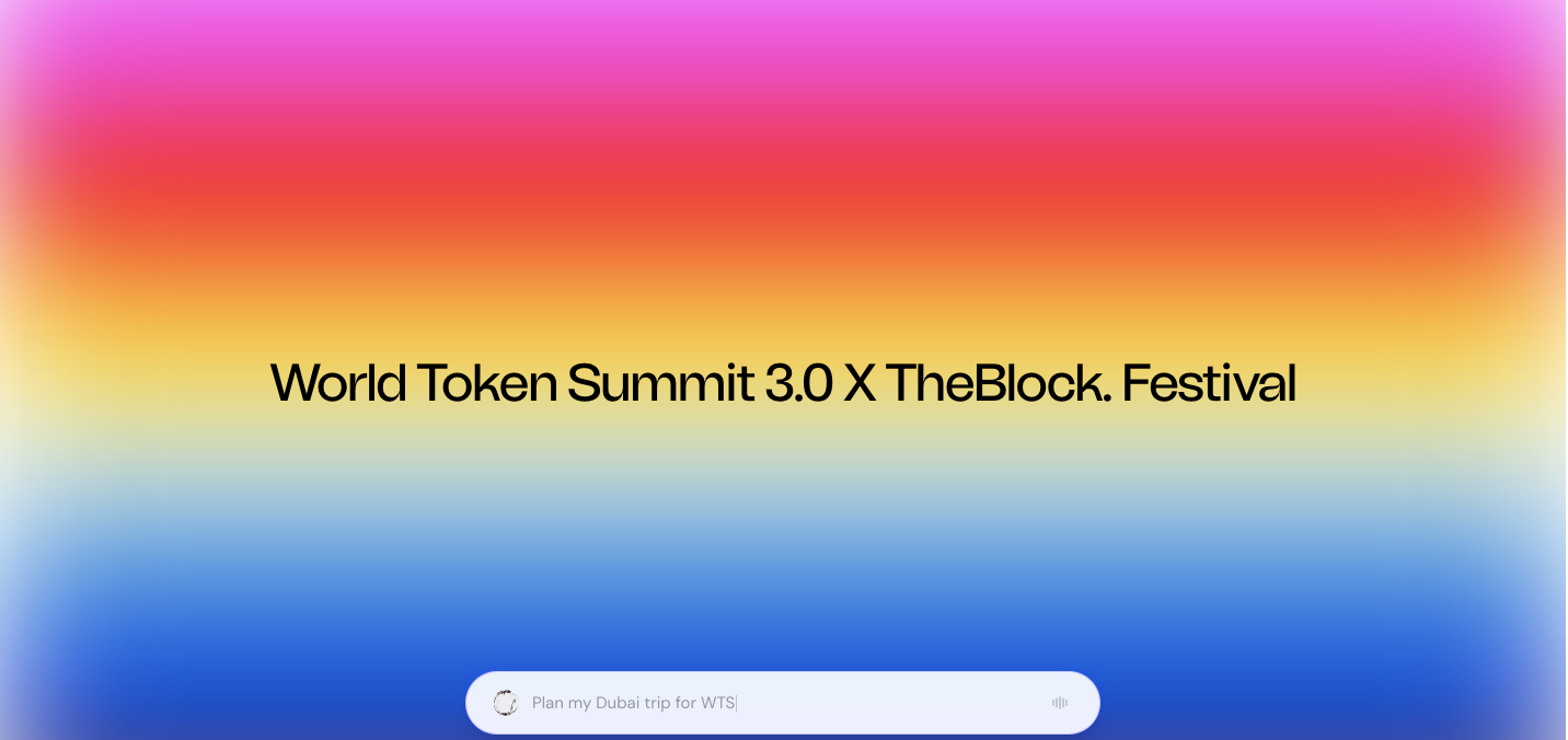 Tripy’s Agentic AI Redefined the Delegate Experience at World Token Summit 3.0 X TheBlock. Festival